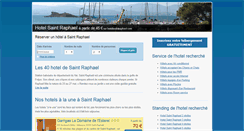 Desktop Screenshot of hotelasaintraphael.com